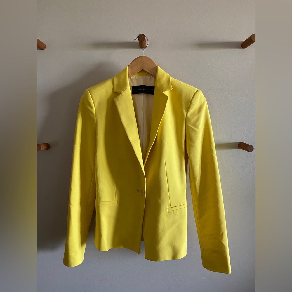 Yellow Zara Suit Jacket (S)